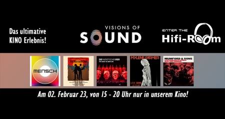 <b>Visions of Sound</b> am 02. Februar 23 von 15.00 - 20.00 Uhr
